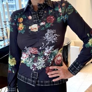 🎉HP🎉 ITALIAN DESIGNER SALVATORE PIANURA BLOUSE